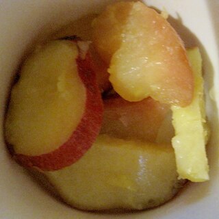 りんごとさつま芋のハニーマーガリン煮
